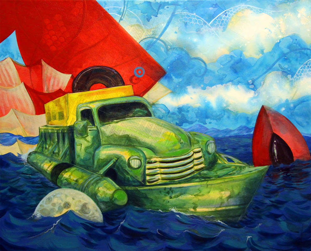Yordan Silvera Freedom Sail Painting
